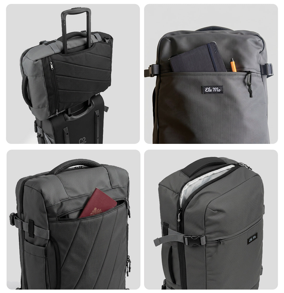 Ela Mo™ Carry on | Slate (Coated)