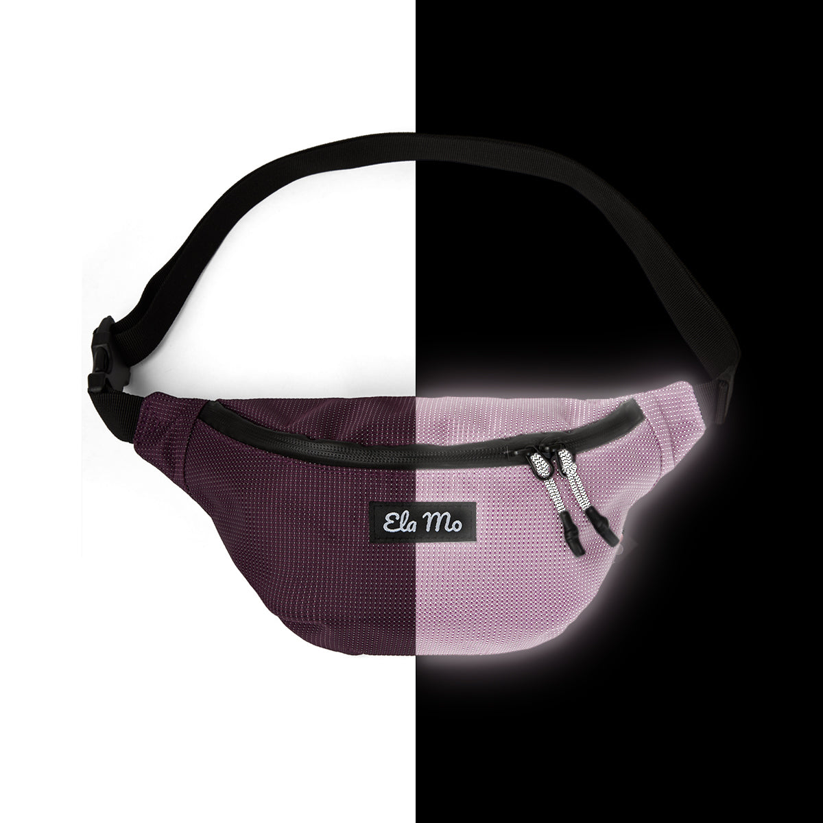 Ela Mo™ Hipbag | Plum Reflective