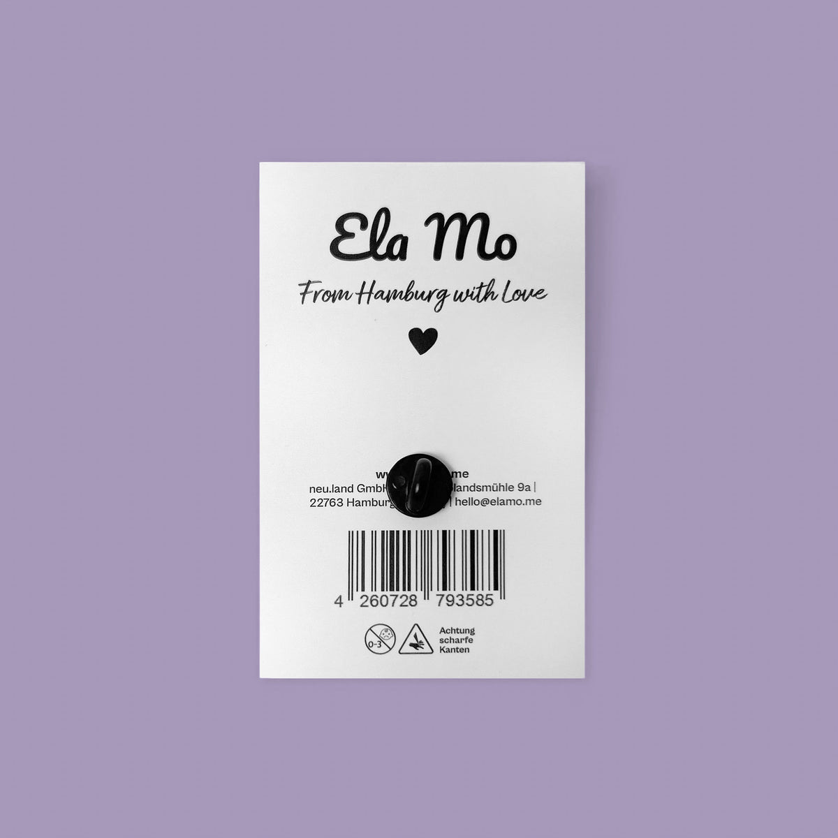 Ela Mo™ Pin für Rucksäcke | Katze
