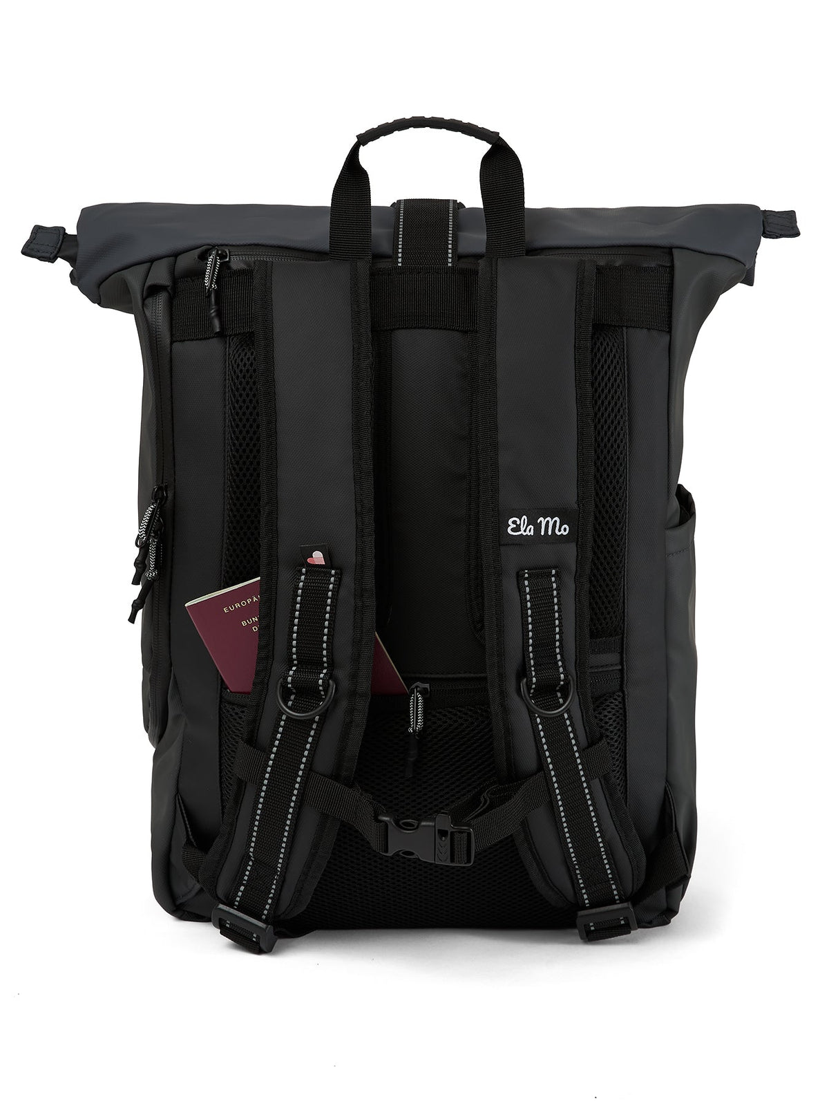 Ela Mo™ Rolltop Rucksack | Coated Edition Slate