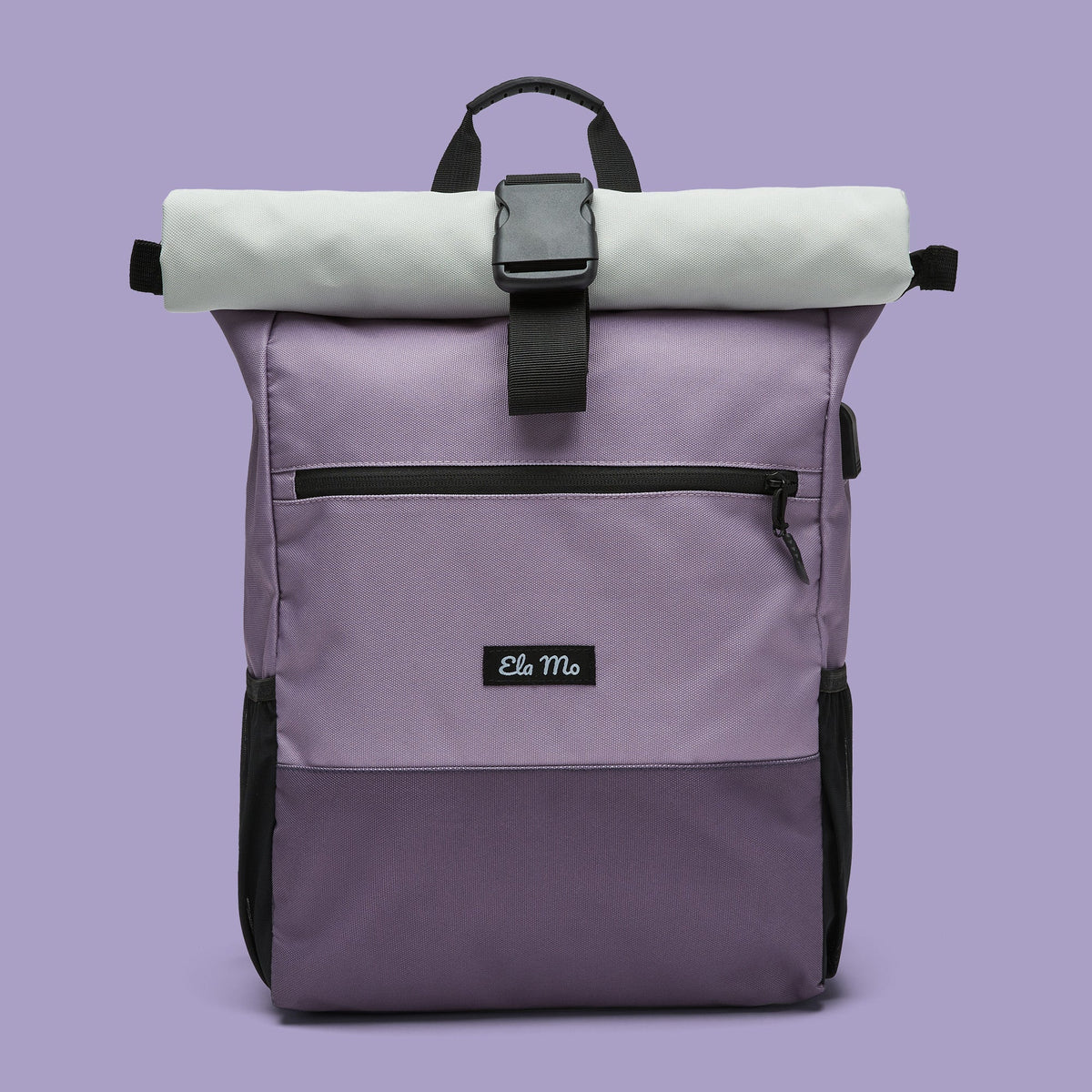 Ela Mo™ Rolltop Rucksack | Lavender