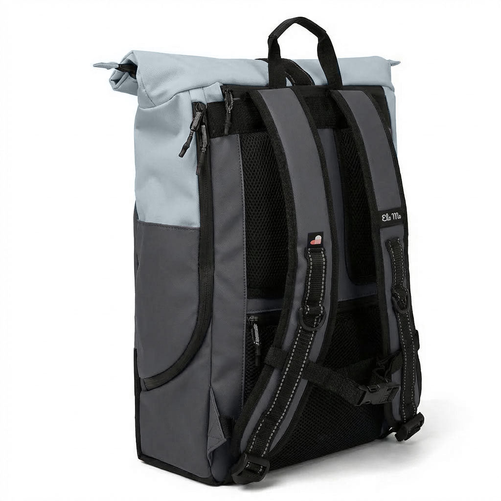 Ela Mo™ Rolltop Rucksack | Smoke Blue