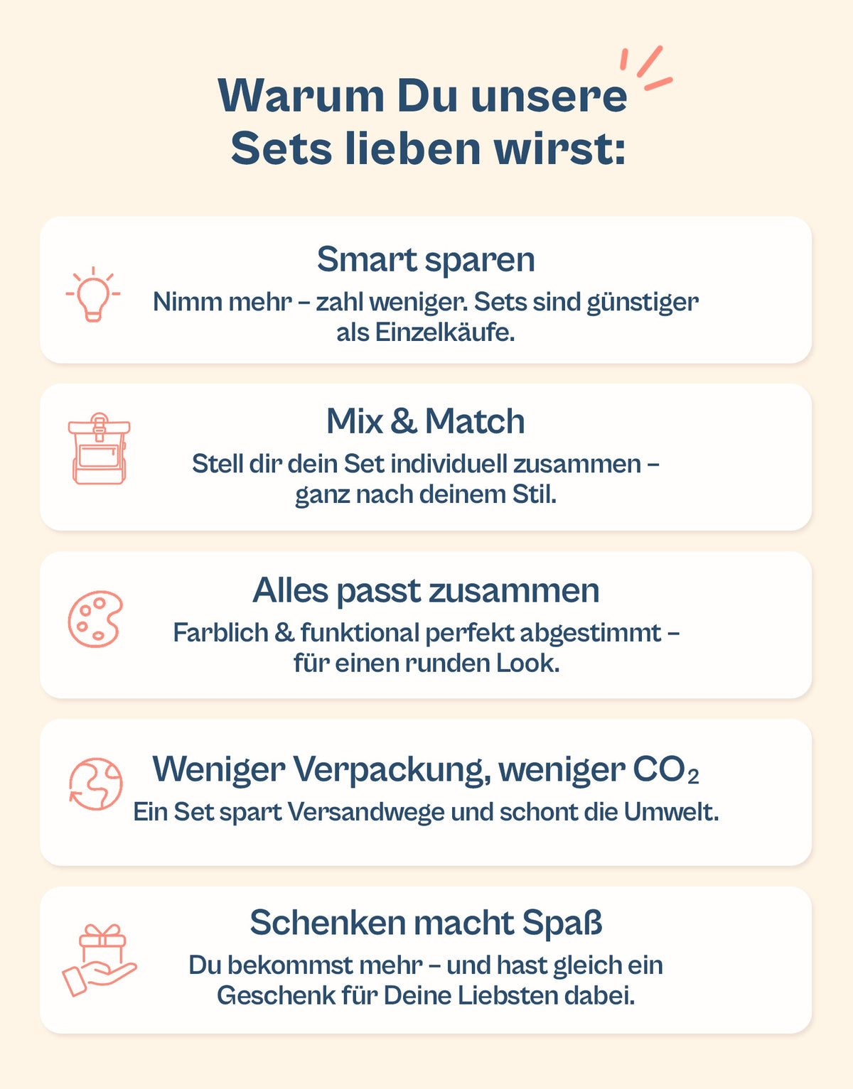 Ela Mo™ Rolltop Rucksack | Wunsch-Set