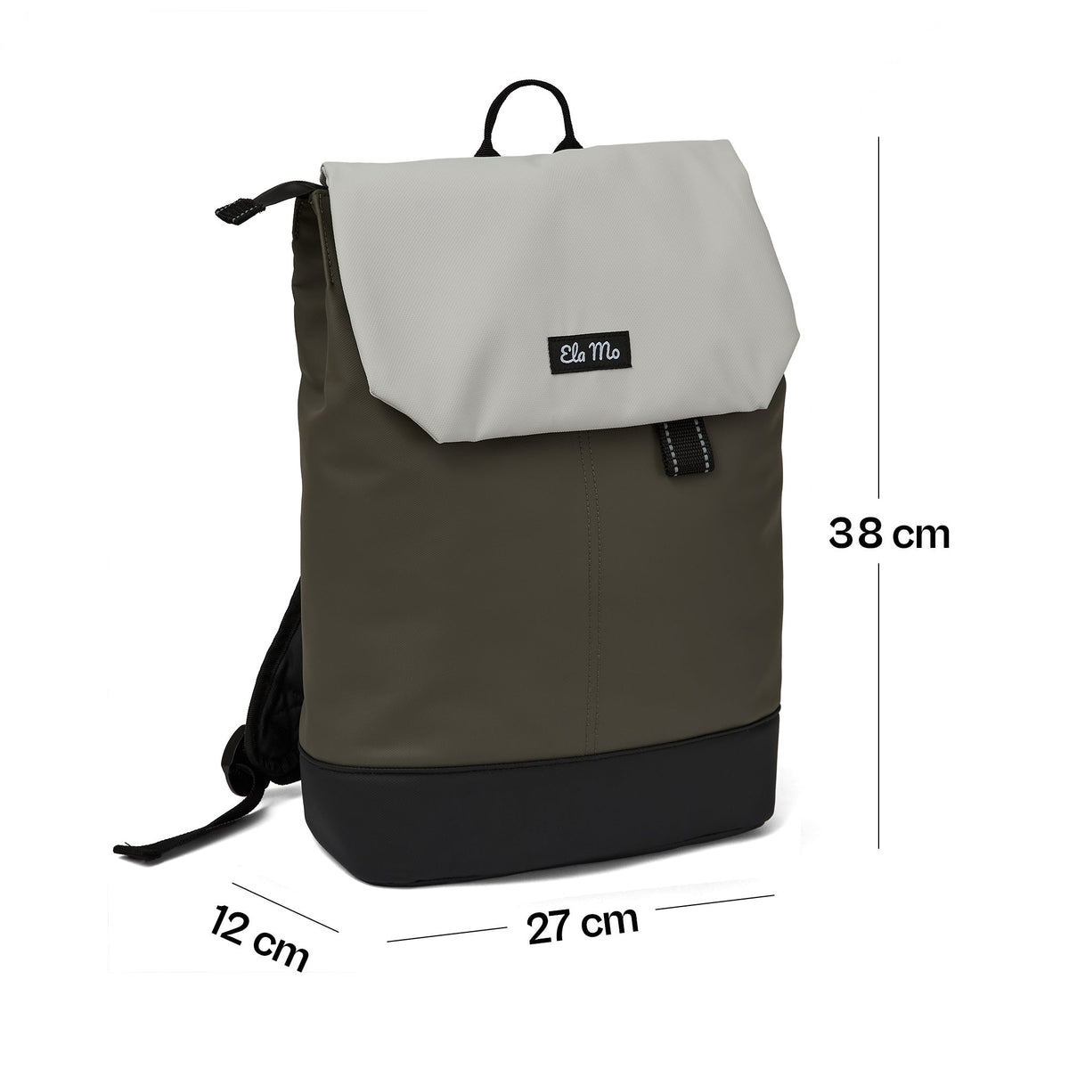 Ela Mo™ Daypack Rucksack | Coated Edition Olive