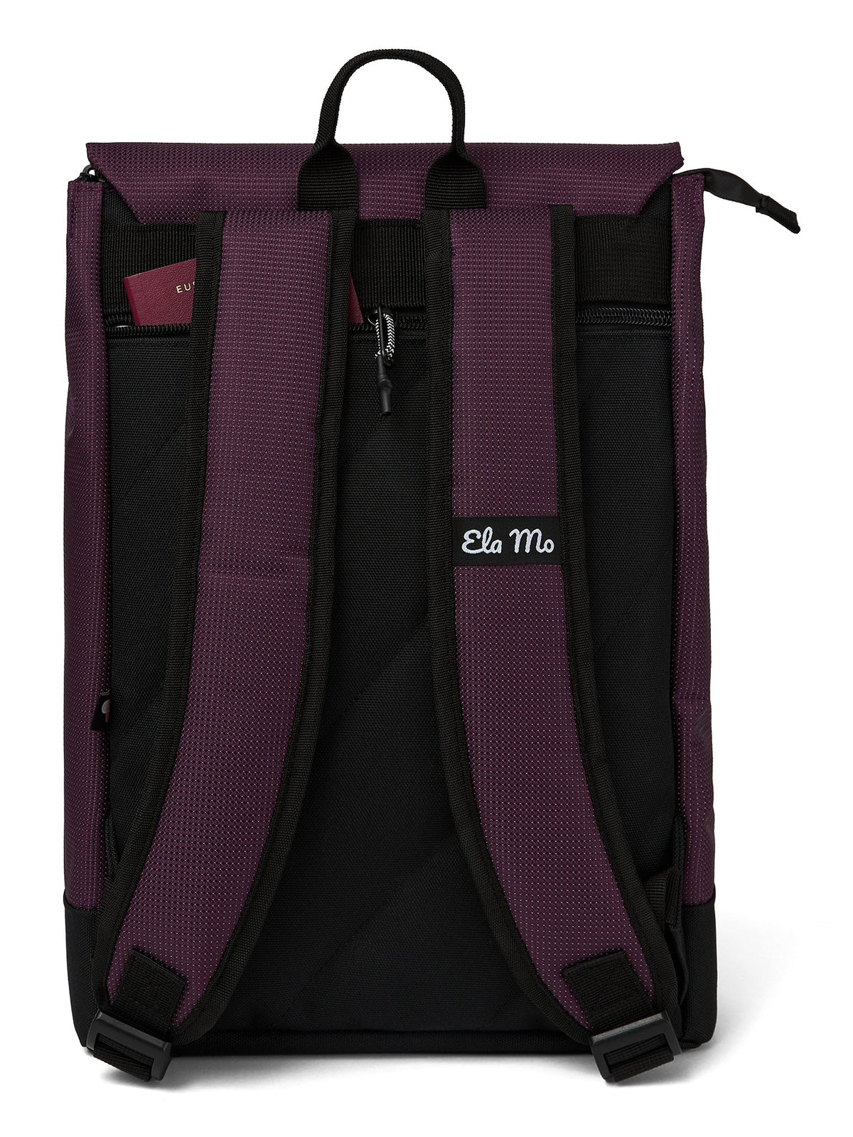 Ela Mo™ Daypack Rucksack | Plum Reflective