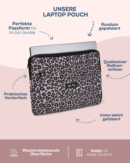 Ela Mo™ Laptop Pouch 14 Zoll | New Leo