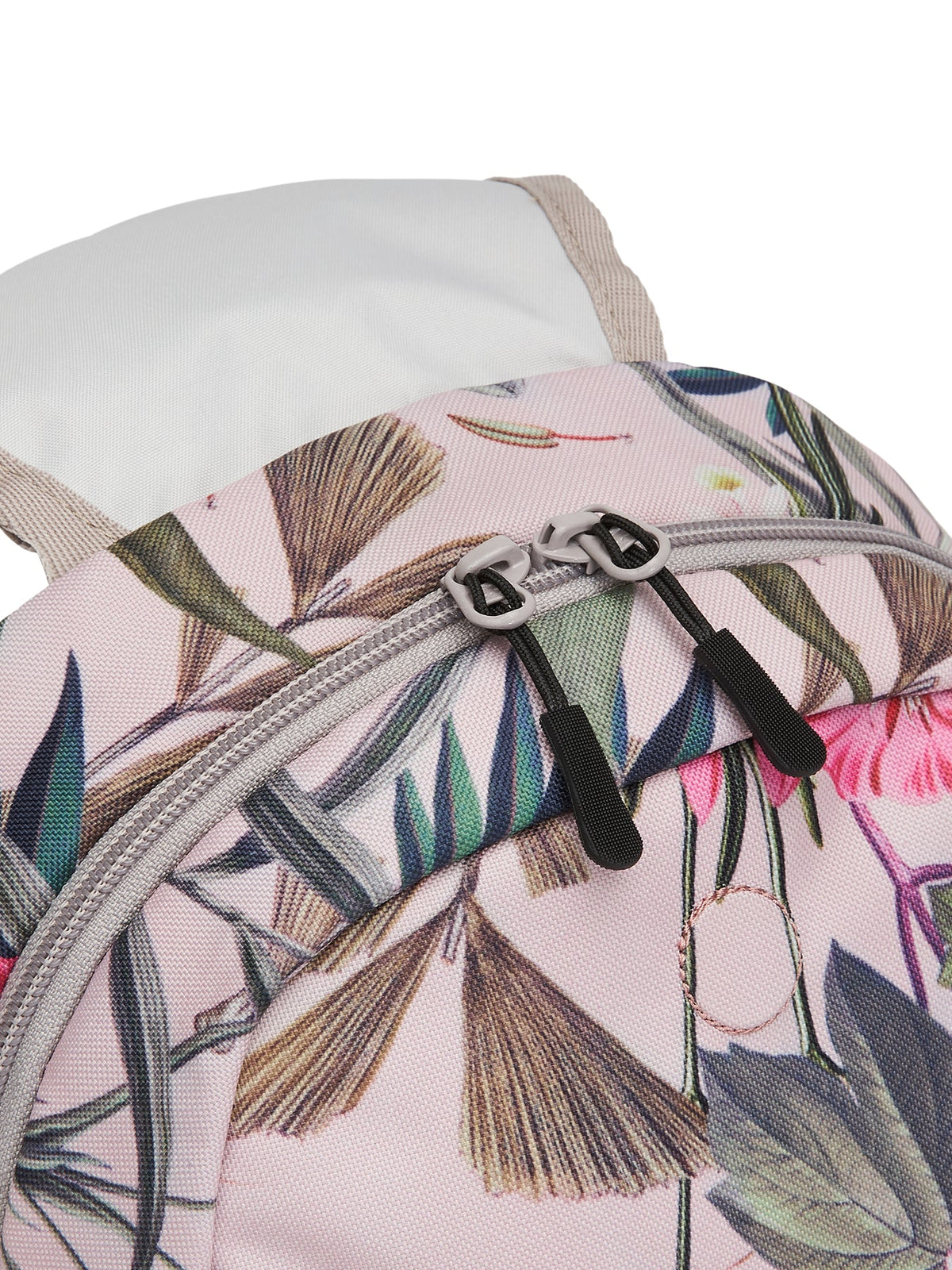Ela Mo™ Mini Rucksack | Luxe. Floral gemusterter Rucksack mit zweifachem Reißverschluss.