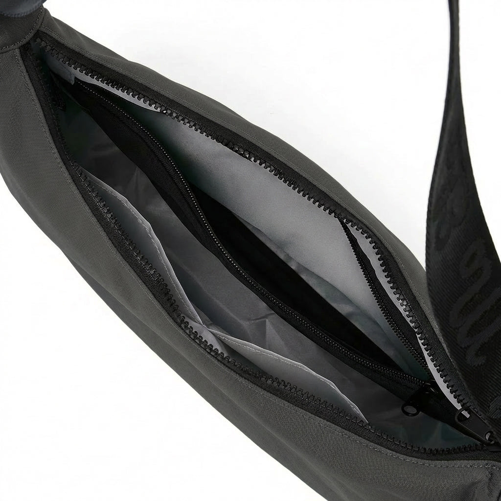 Ela Mo™ Moon Bag | Dark Grey