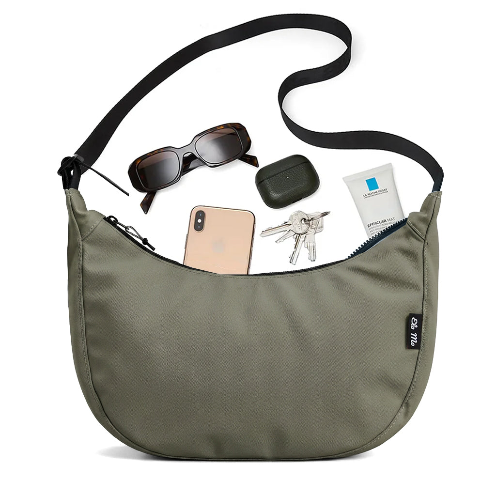 Ela Mo™ Moon Bag | Olive