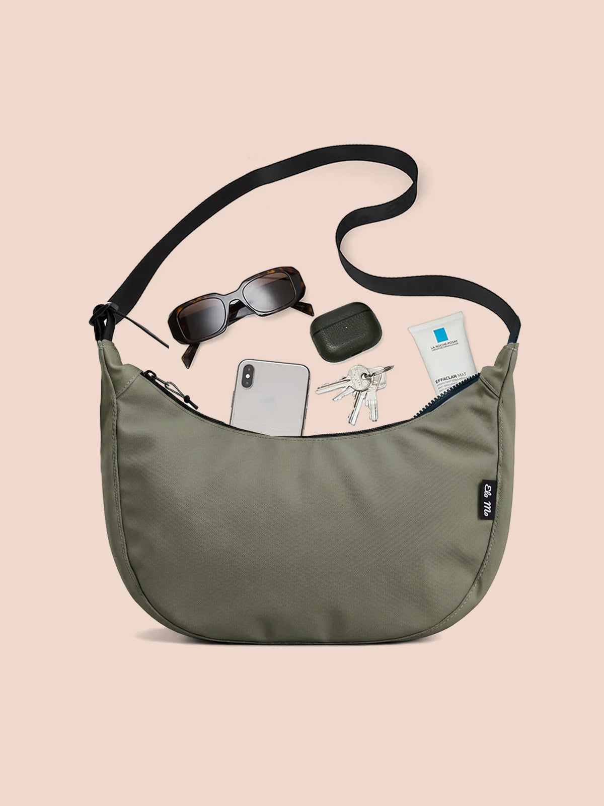 Ela Mo™ Moon Bag | Olive