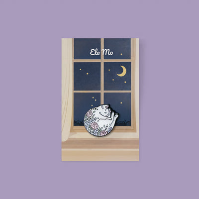 Ela Mo™ Pin für Rucksäcke | Katze