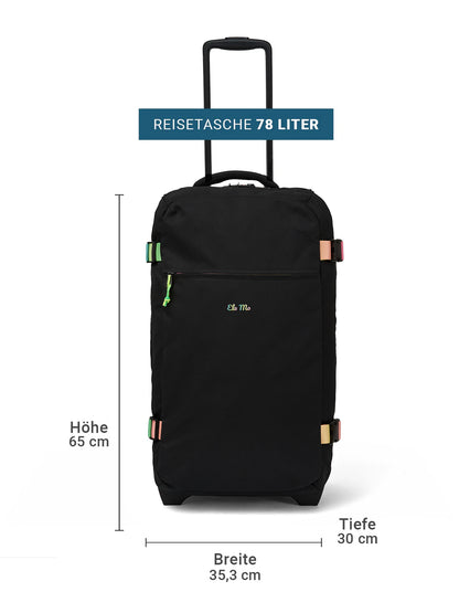 Ela Mo™ Reisetasche mit Rollen 78 Liter | Rainbow