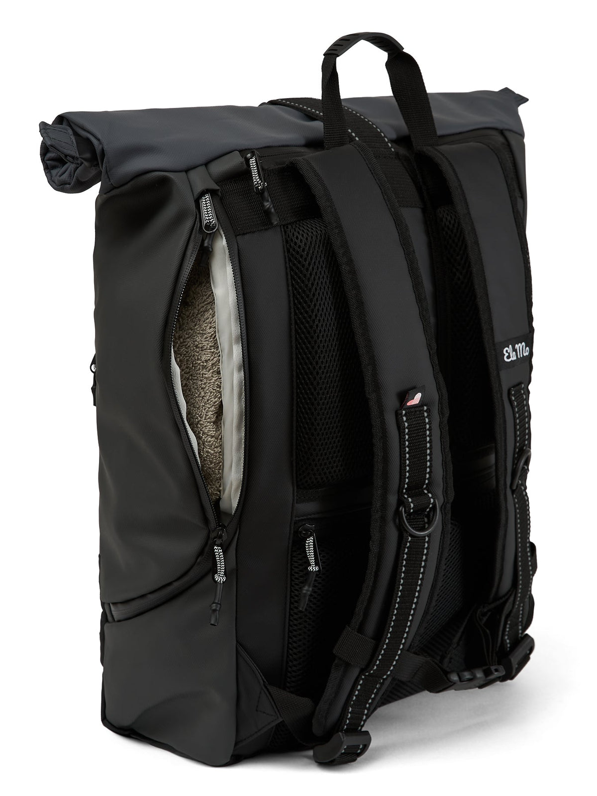Ela Mo™ Rolltop Rucksack | Coated Edition Slate