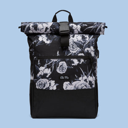 Ela Mo™ Rolltop Rucksack | Nightrose