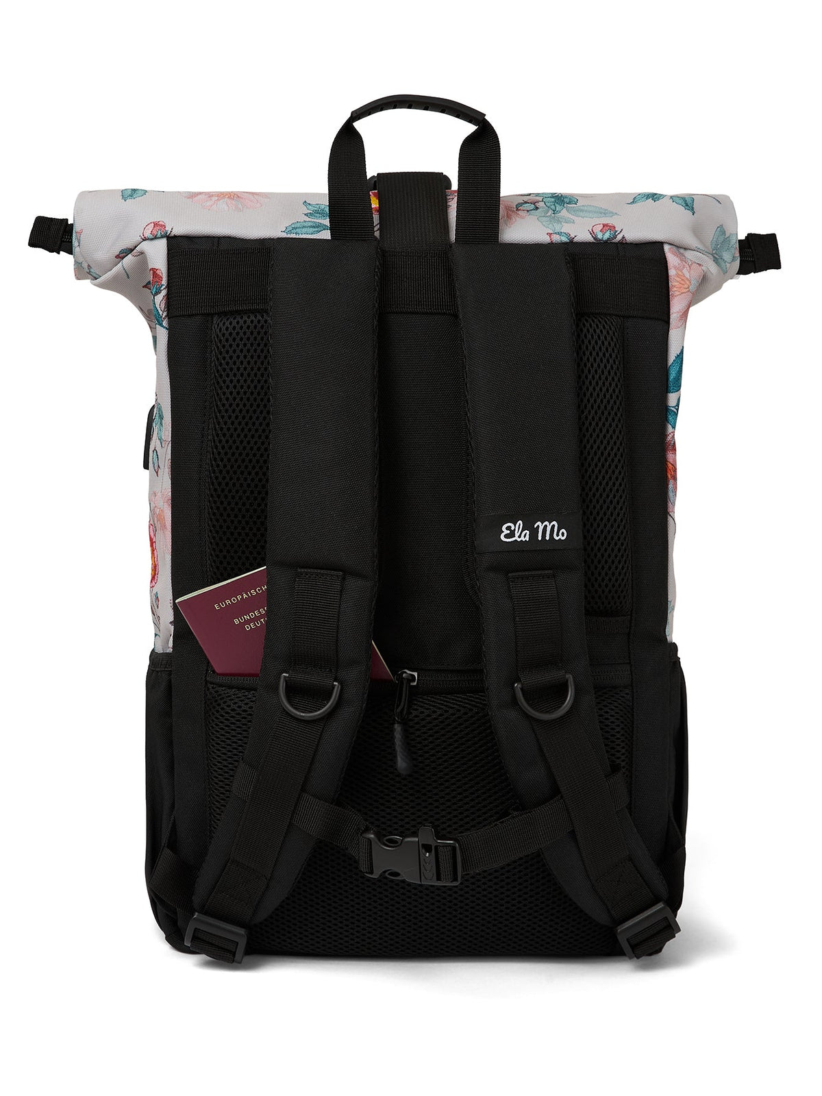 Ela Mo™ Rolltop Rucksack | Roses for You