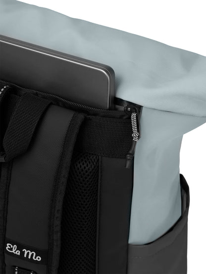 Ela Mo™ Rolltop Rucksack | Smoke Blue