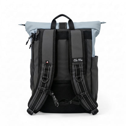 Ela Mo™ Rolltop Rucksack | Smoke Blue