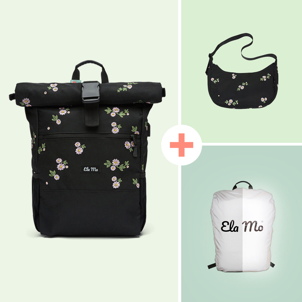 Ela Mo™ Rolltop Rucksack | Wunsch-Set