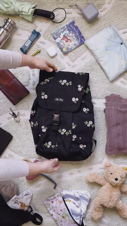 Ela Mo™ Everywhere Rucksack | Plum Reflective